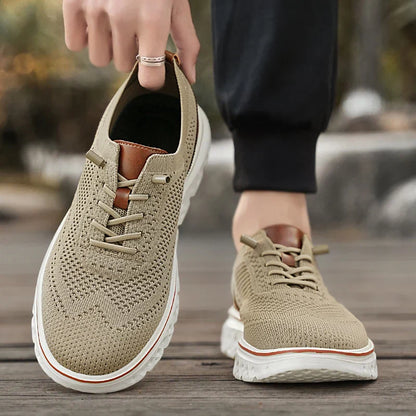 Zapatillas Deportivas Unisex de Malla Transpirable con Cordones