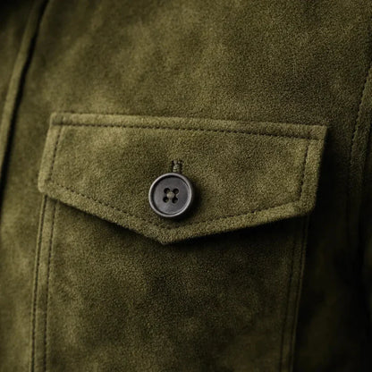 Chaqueta Hombre Inspiración Militar Corte Ajustado