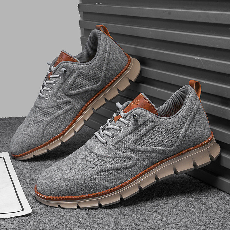 Zapatos Oxford Hombre Cuero Sintético Suela Goma Cordones