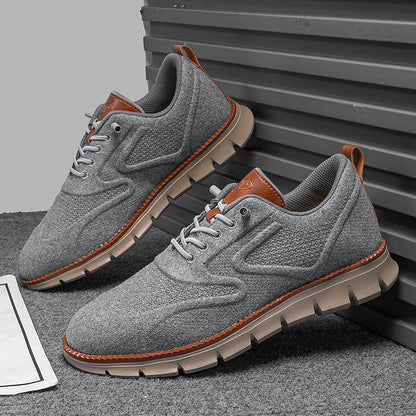 Zapatos Oxford Hombre Cuero Sintético Suela Goma Cordones