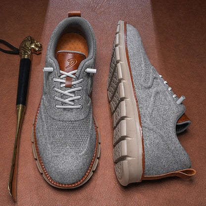 Zapatos Oxford Hombre Cuero Sintético Suela Goma Cordones