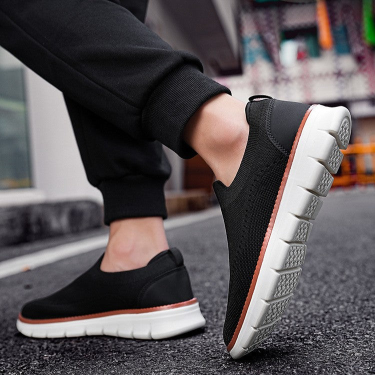 Zapatillas Hombre Casual Malla Fly Knit Slip-On Suela EVA