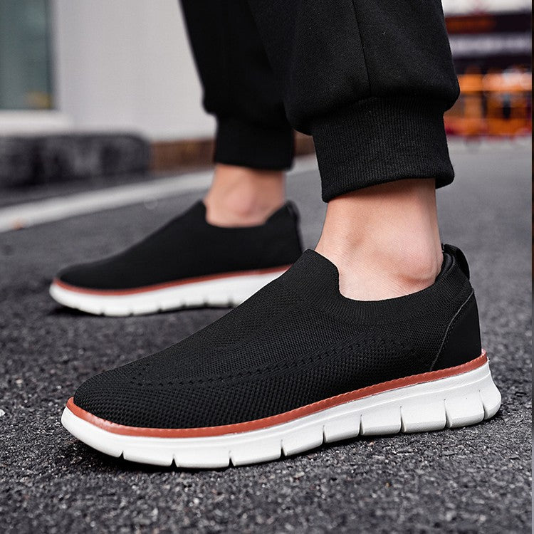 Zapatillas Hombre Casual Malla Fly Knit Slip-On Suela EVA