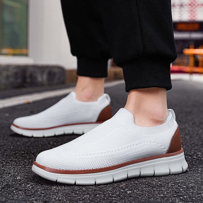 Zapatillas Hombre Casual Malla Fly Knit Slip-On Suela EVA