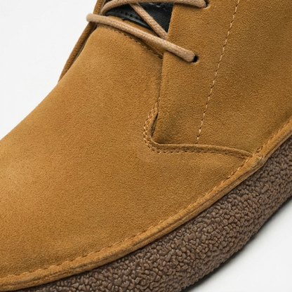 Botines Chukka Hombre Piel Cordones Suela Texturizada Casual