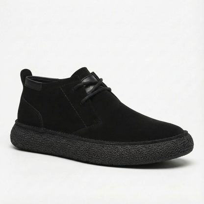 Botines Chukka Hombre Piel Cordones Suela Texturizada Casual