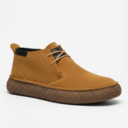 Botines Chukka Hombre Piel Cordones Suela Texturizada Casual - Mavetta
