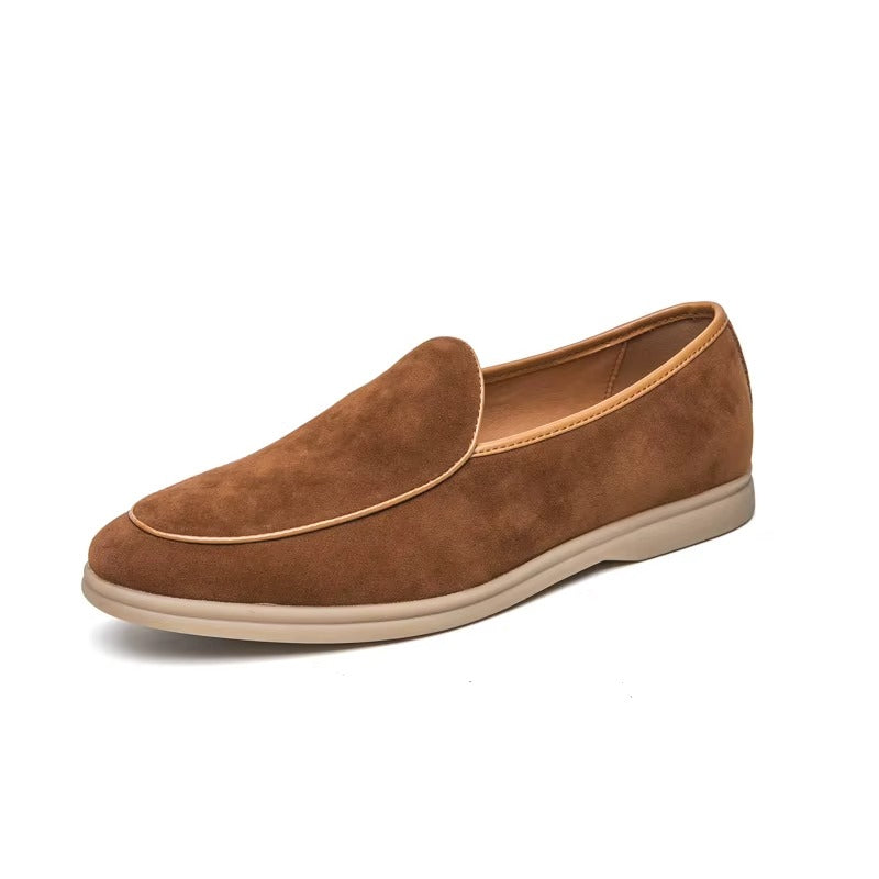 Mocasines Hombre Piel Diseño Minimalista Suela Contraste