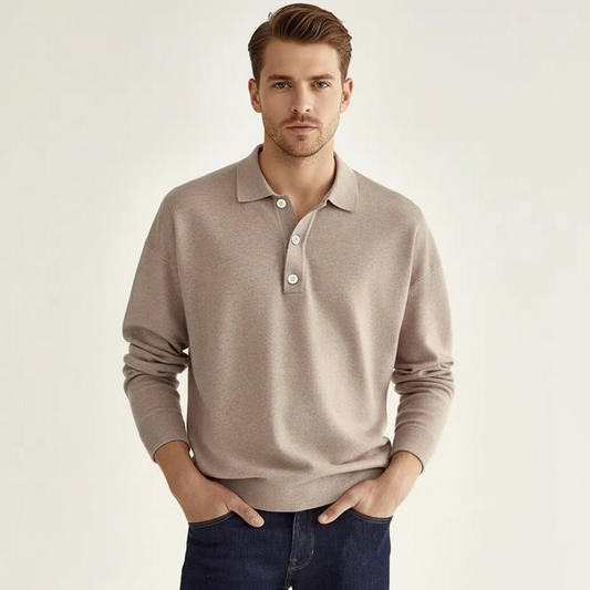 Polo Hombre Algodón Cuello Clásico Puños Acanalados Casual - Mavetta