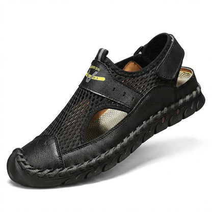 Sandalias Cerradas Hombre Diseño Calado Puntera Reforzada Outdoor