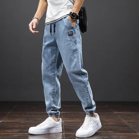Pantalones Jogger Hombre de Mezclilla con Cordón Ajustable - Mavetta