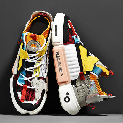 Zapatillas Deportivas Hombre Diseño Futurista Suela Gruesa - Mavetta