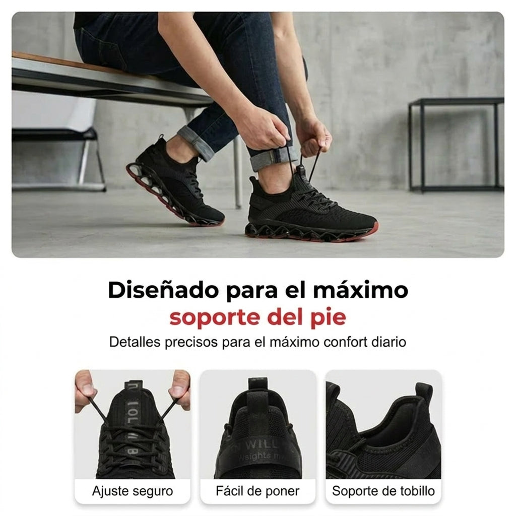 Zapatillas deportivas Unisex de malla transpirable