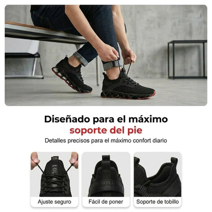 Zapatillas deportivas Unisex de malla transpirable