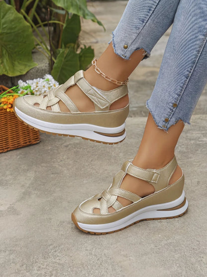 Sandalias Mujer de Cuña Comodas Ajuste Confortable
