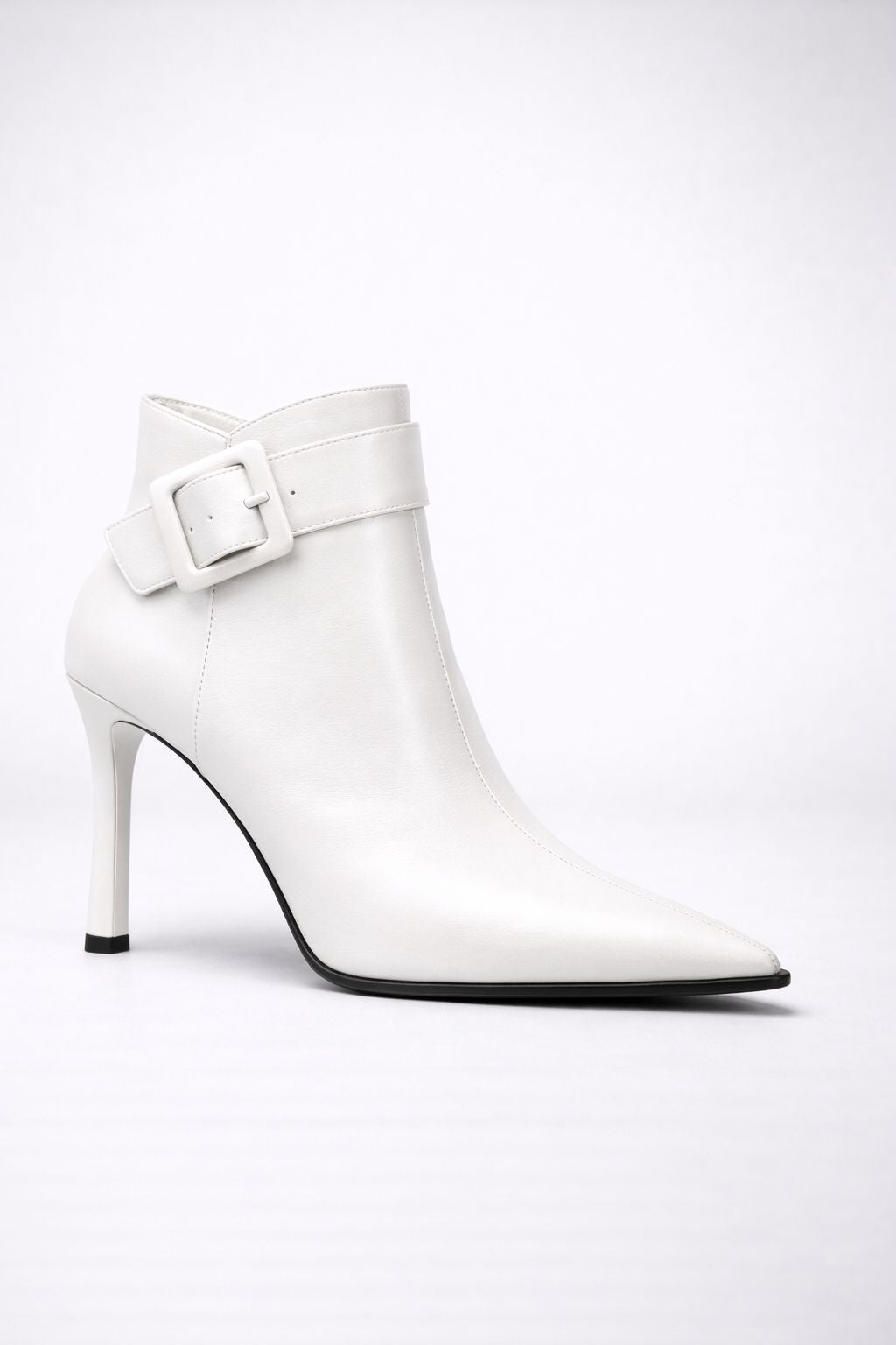 Botines Mujer Tacón Hebilla Oversize Ajuste Comodo