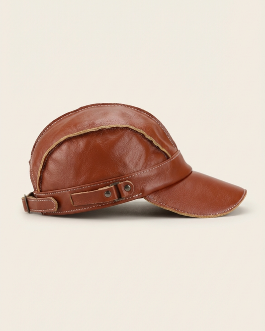 Gorra Hombre de Cuero Ajuste Clasico - Mavetta