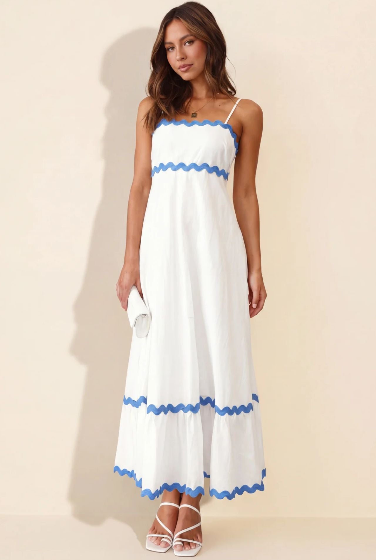 Vestido largo mujer tirantes finos - Mavetta