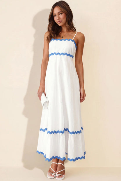 Vestido largo mujer tirantes finos - Mavetta