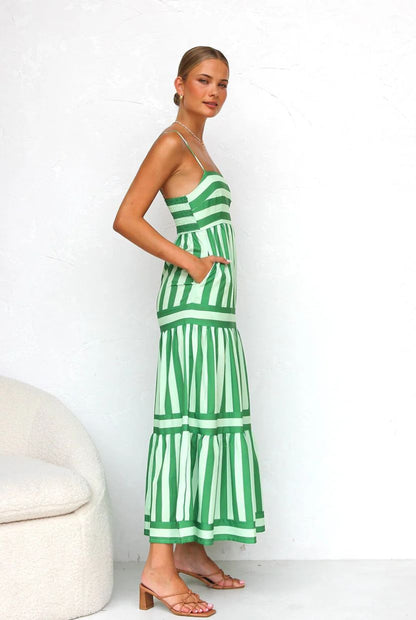 Vestido Tirantes Mujer Ajuste Recto