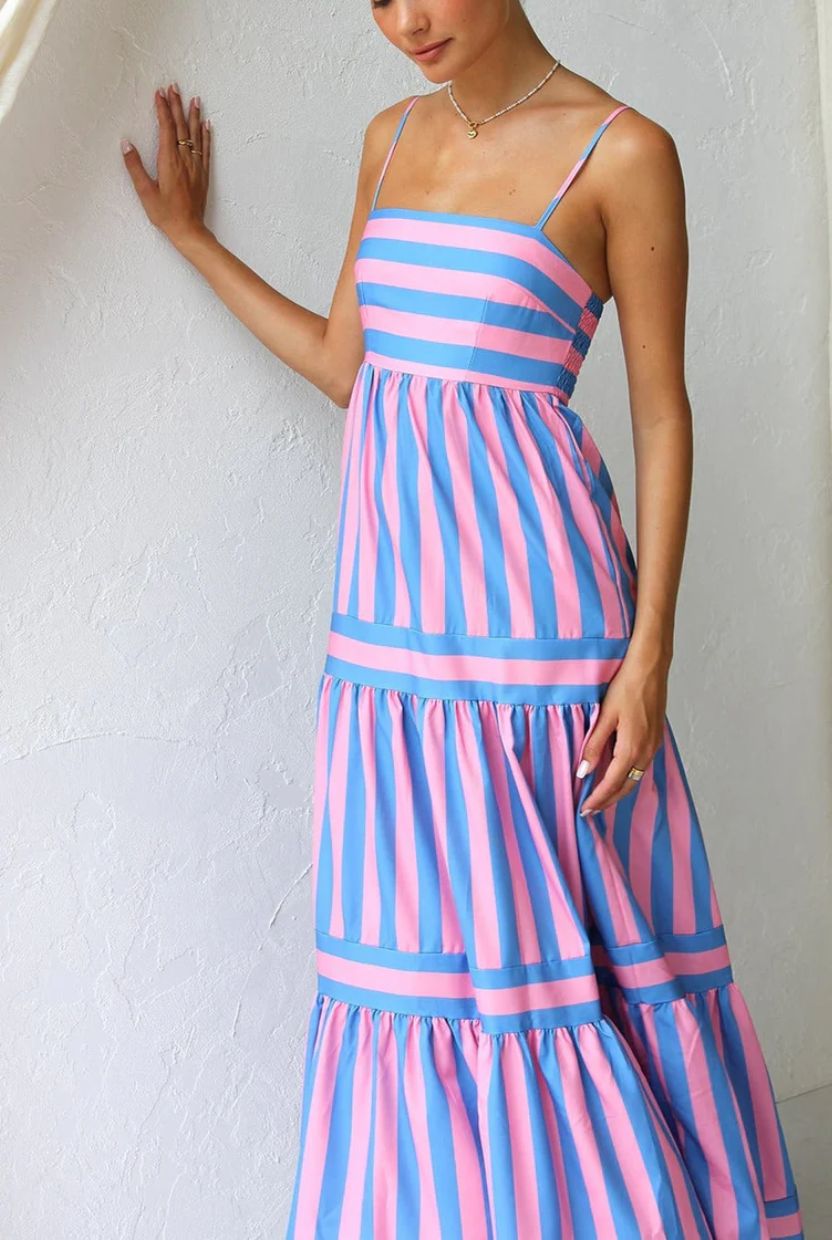 Vestido Tirantes Mujer Ajuste Recto