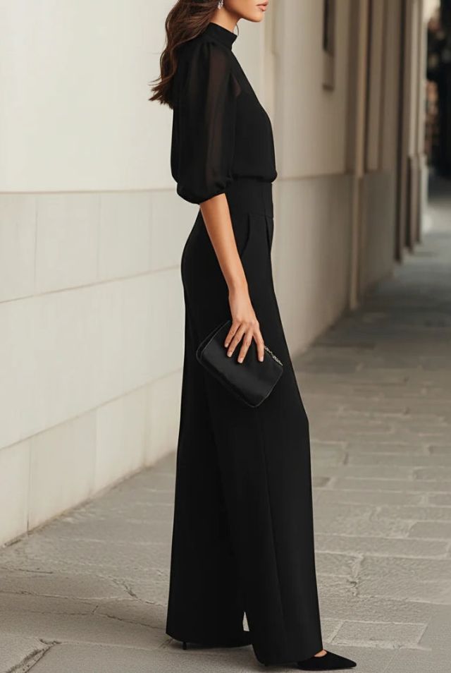 Conjunto Mujer Elegante Ajuste Clásico