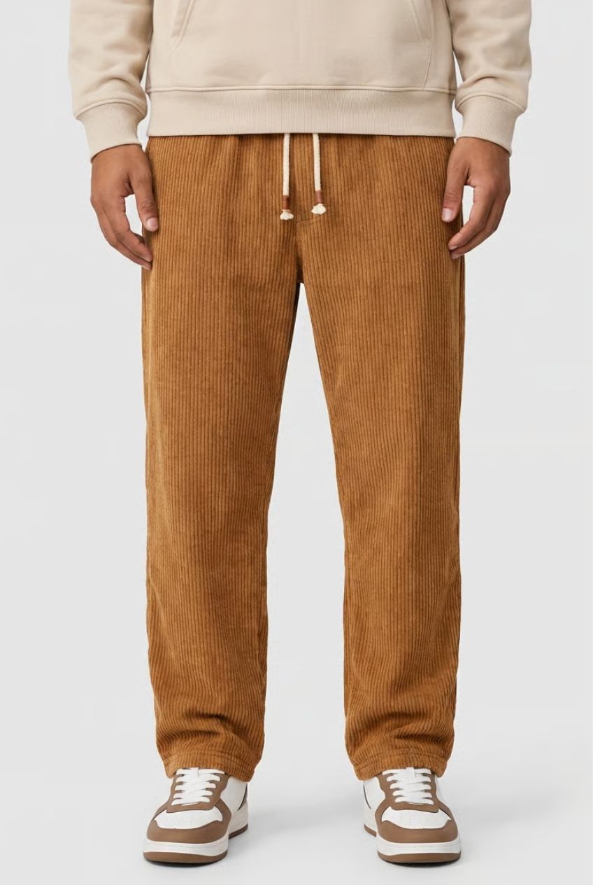 Pantalones Hombre de Pana Comodos Corte Regular - Mavetta
