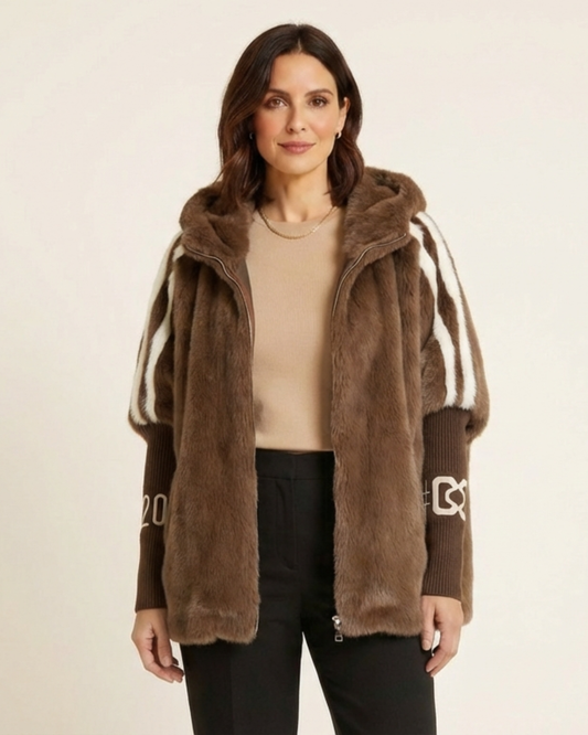 Chaqueta casual Mujer con capucha y cremallera - Mavetta