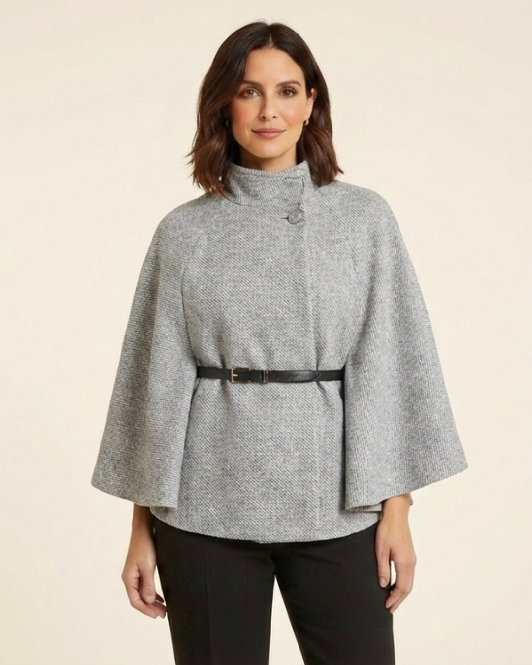 Chaqueta Mujer con Cinturón y Diseño de Mariposa Elegante - Mavetta