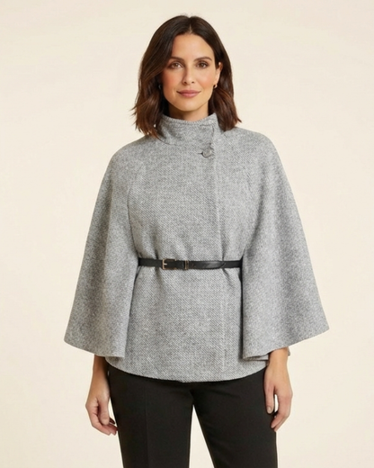 Chaqueta Mujer con Cinturón y Diseño de Mariposa Elegante - Mavetta