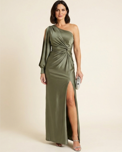 Vestido Gala Mujer Asimétrico Elegante - Mavetta