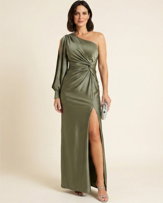 Vestido Gala Mujer Asimétrico Elegante - Mavetta