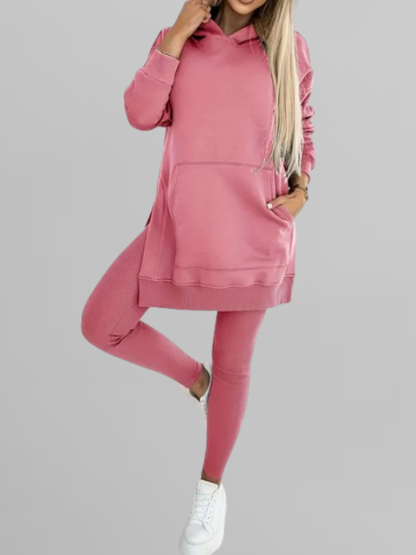 Conjunto Casual Mujer con Capucha Ajuste Cómodo