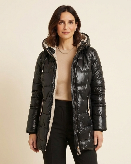 Abrigo Mujer Casual Elegante Corte Recto - Mavetta