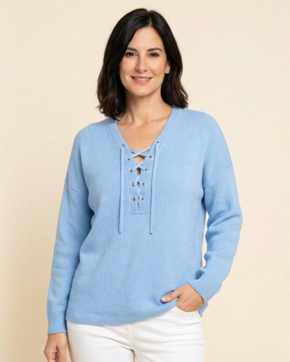 Jersey Mujer con Cordones Ajuste Regular - Mavetta