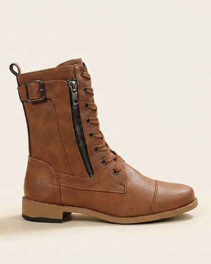 Botas Mujer con Soporte Plantar Puntera Redonda - Mavetta