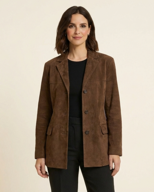 Blazer Mujer Estilo Vintage Corte Clásico - Mavetta