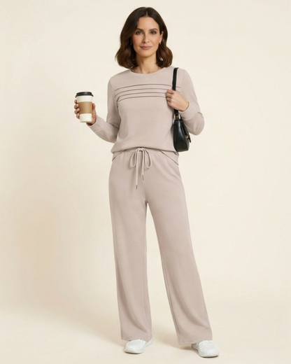 Conjunto Mujer Dos Piezas Tejido Suave Comodo - Mavetta