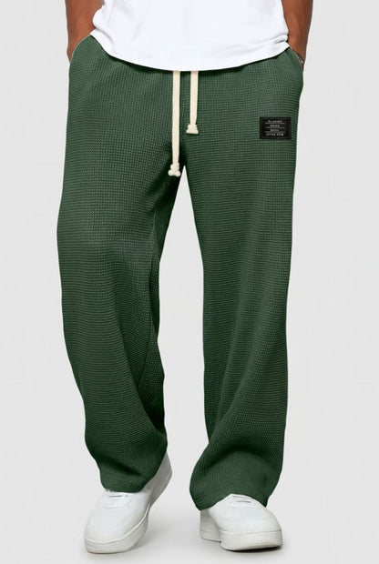 Pantalones Hombre Anchos Comfortfit Elasticos