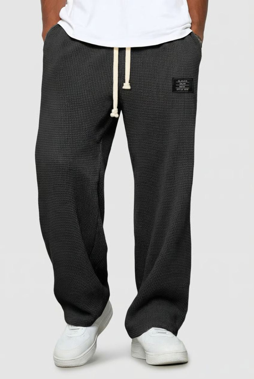Pantalones Hombre Anchos Comfortfit Elasticos
