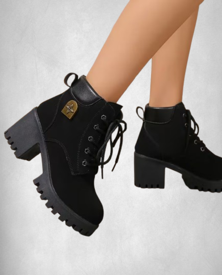 Botines Mujer Tacón Alto Plataforma
