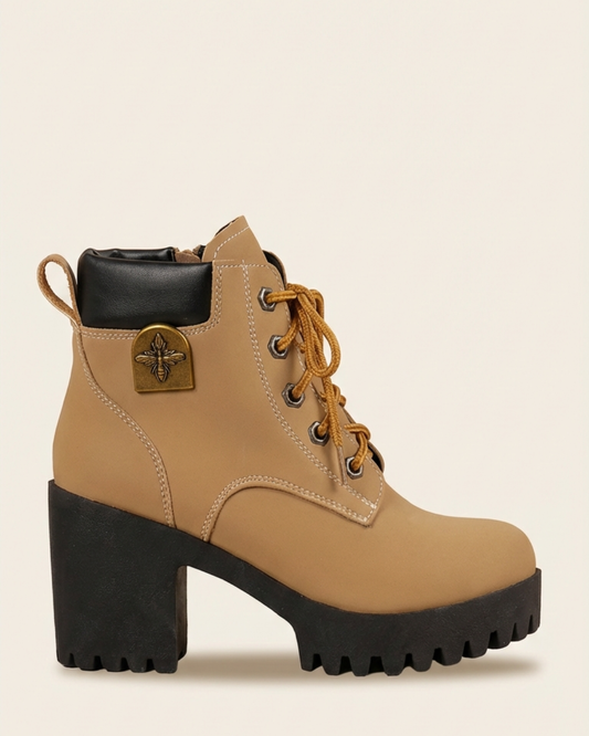 Botines Mujer Tacón Alto Plataforma - Mavetta