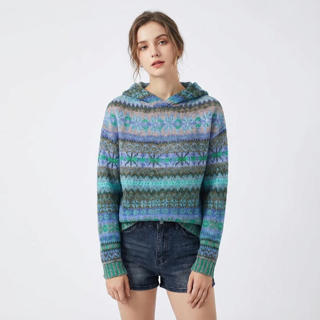 Sudadera Mujer con Capucha Manga Larga Ajuste Comodo