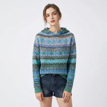 Sudadera Mujer con Capucha Manga Larga Ajuste Comodo
