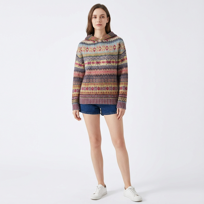 Sudadera Mujer con Capucha Manga Larga Ajuste Comodo - Mavetta