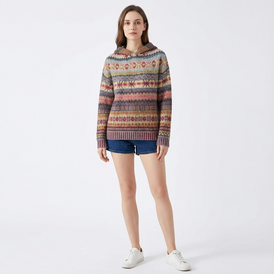 Sudadera Mujer con Capucha Manga Larga Ajuste Comodo - Mavetta