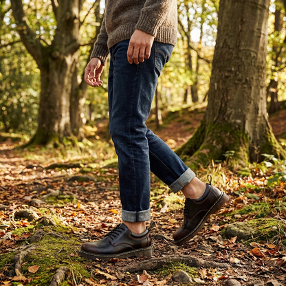 Zapatos Oxford Hombre de Piel con Cordones Clásicos