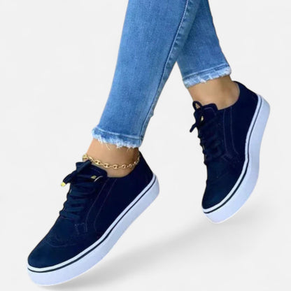 Zapatillas Mujer Punta Redonda Diseño Sencillo