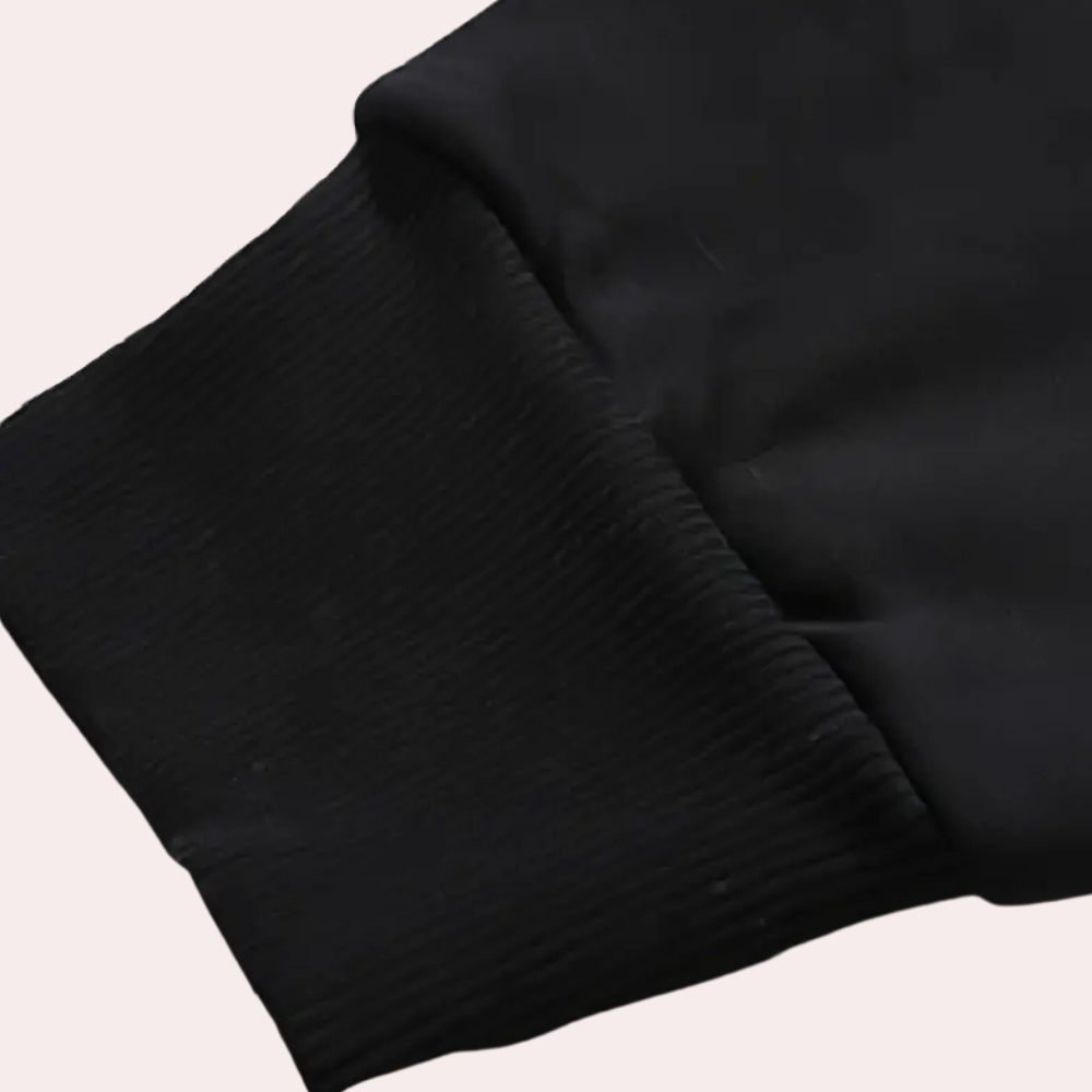 Sudadera Hombre con Capucha Manga Larga en Combinado Rústico