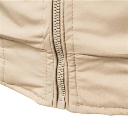 Cazadora Bomber Hombre con Detalles Ajuste Regular
